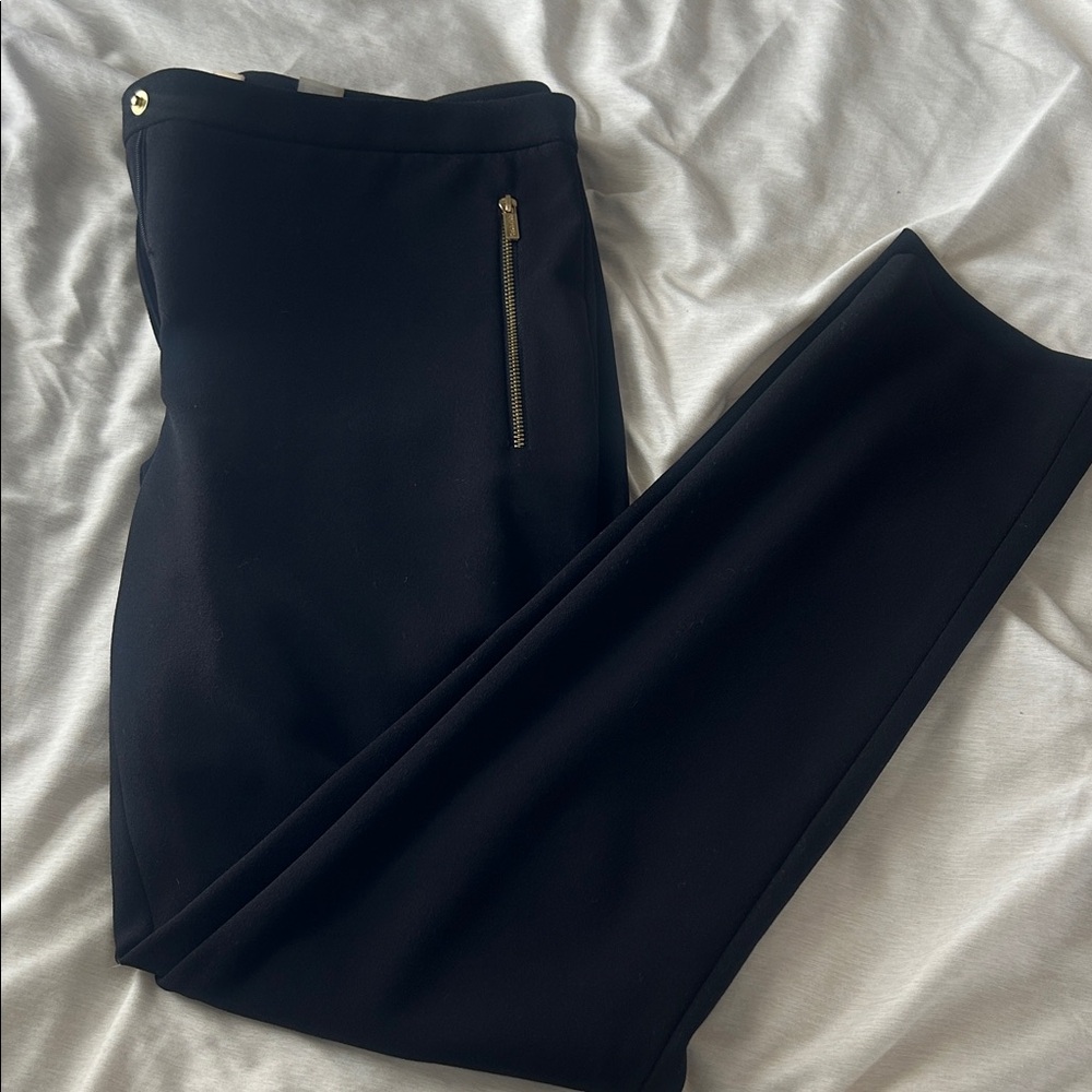Calvin Klein Black Straight Leg Dress Pants